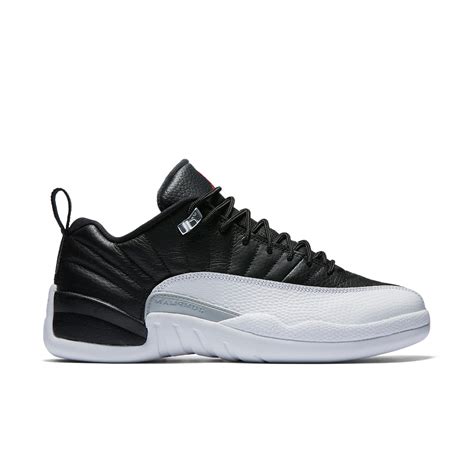 air jordan 12 low black|jordan 12 retro low playoffs.